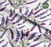 Lavender Patterned Digital Printed Fabric